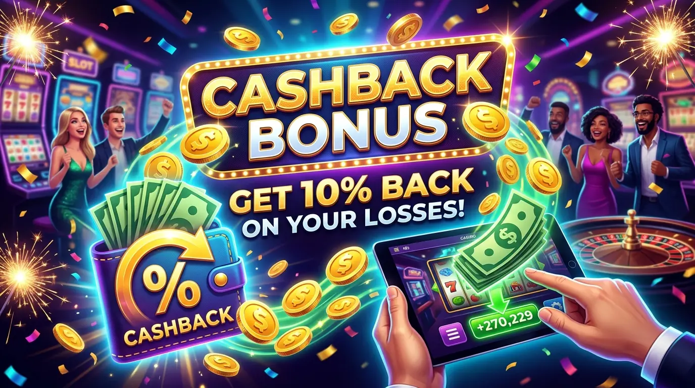 Rex casino Cashback Bonus